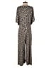 Chico's Animal Print Black Jumpsuit Size M - photo 2