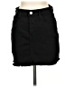 Assorted Brands Solid Black Denim Skirt Size S - photo 1