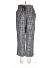 Sienna Sky 100% Polyester Checkered-gingham Black Casual Pants Size L - photo 1