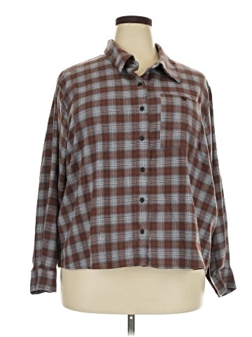 Attitudes by Renee Long Sleeve Blouse (view 1)