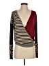 Max Mara Animal Print Burgundy Pullover Sweater Size S - photo 1