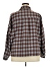 Attitudes by Renee Plaid Brown Long Sleeve Blouse Size 2X - photo 2