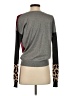 Max Mara Animal Print Burgundy Pullover Sweater Size S - photo 2