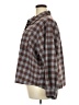 Attitudes by Renee Plaid Brown Long Sleeve Blouse Size 2X - photo 5