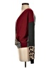 Max Mara Animal Print Burgundy Pullover Sweater Size S - photo 5