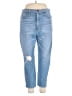 Something Navy Hearts Blue Jeans Size 33 waist - photo 1