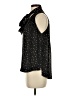 Free People 100% Polyester Print Black Sleeveless Blouse Size XS - photo 5