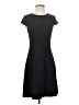 H&M Solid Black Casual Dress Size S - photo 1