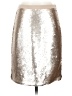 CeCe 100% Polyester Metallic Silver Formal Skirt Size 2 - photo 1