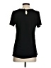 Worthington 100% Polyester Stars Black Short Sleeve Top Size S - photo 2