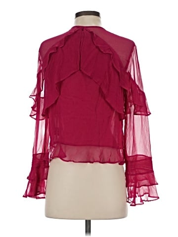 Intermix 3/4 Sleeve Silk Top (view 2)