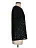 Worthington 100% Polyester Stars Black Short Sleeve Top Size S - photo 4