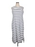 Lands' End Stripes White Casual Dress Size XL - photo 1