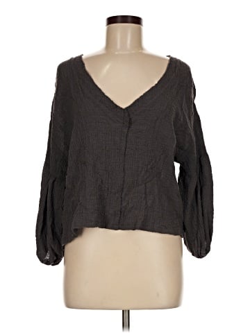 Pookie & Sebastian Long Sleeve Blouse (view 1)