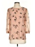 Banana Republic 100% Polyester Tan 3/4 Sleeve Blouse Size XS - photo 1