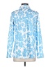 Unbranded 100% Polyester Blue Long Sleeve Blouse Size S - photo 2