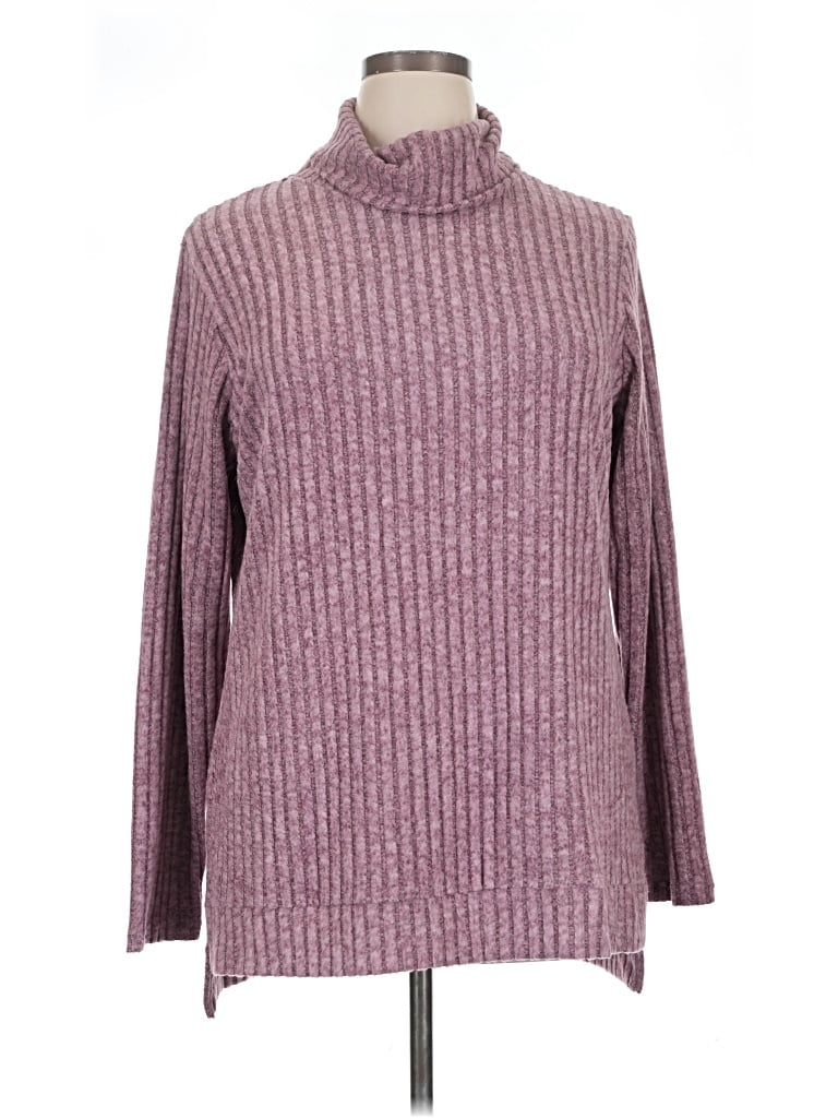 Pre-owned Miholl Turtleneck Sweater In Purple
