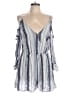 Shyanne Stripes Blue Romper Size L - photo 1