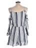 Shyanne Stripes Blue Romper Size L - photo 2