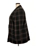 Requirements Plaid Brown Blazer Size 24 - photo 5