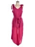 Belongsci Solid Pink Jumpsuit Size L - photo 1