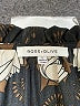 Rose + Olive 100% Polyester Black Short Sleeve Blouse Size L - photo 7