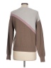Unbranded Color Block Brown Tan Pullover Sweater Size L - photo 2