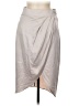Bebe Solid Gray Formal Skirt Size 6 - photo 1