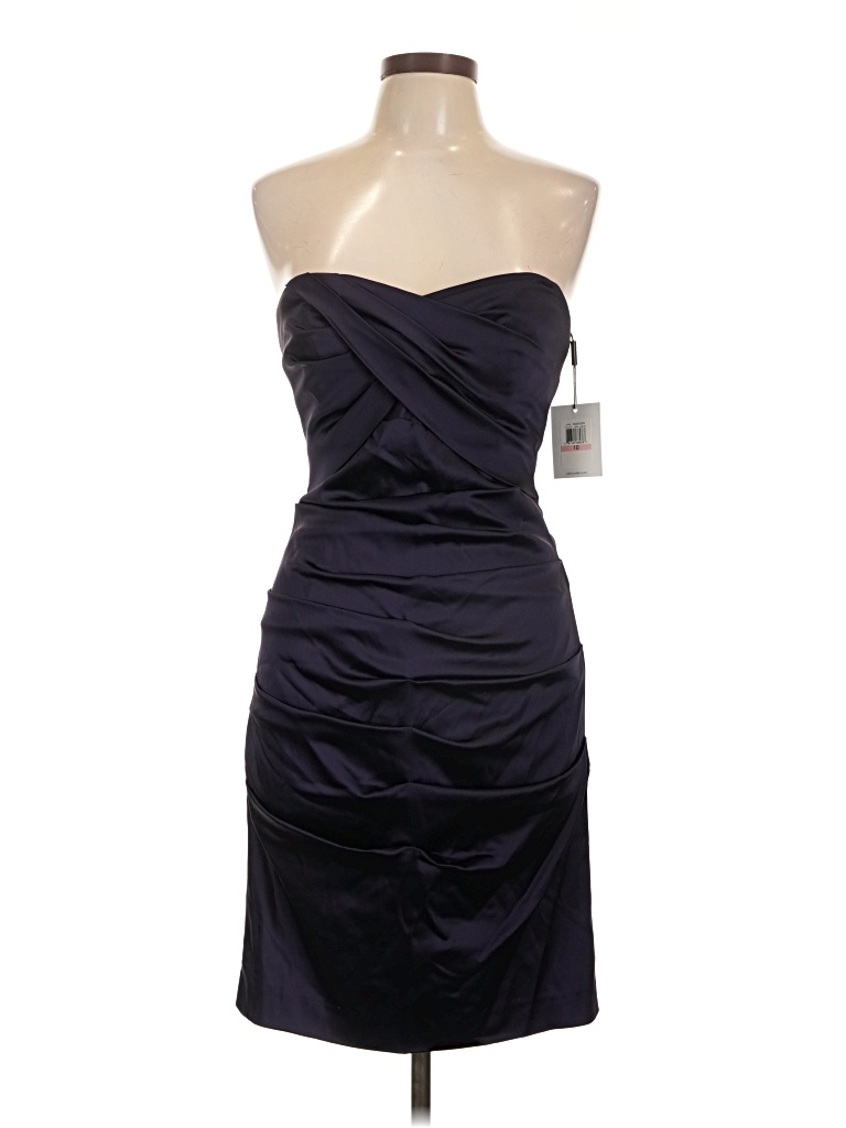Pre-owned Calvin Klein Cocktail Dress In Blue