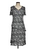 Forever Animal Print Silver Casual Dress Size M - photo 1