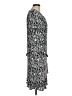 Forever Animal Print Silver Casual Dress Size M - photo 4
