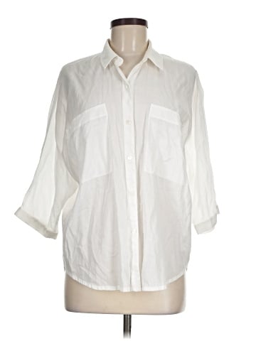 Theory 3/4 Sleeve Button-Down Shirt (view 1)