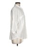 Theory 100% Cotton White 3/4 Sleeve Button-Down Shirt Size M - photo 4