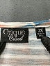 Onque Casuals Blue 3/4 Sleeve Blouse Size 2X - photo 7