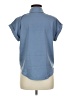Shein 100% Polyester Blue Short Sleeve Blouse Size 6 - photo 2