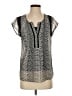 Daniel Rainn 100% Polyester Gray Short Sleeve Blouse Size S (petite) - photo 1