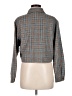 Tracy Evans Plaid Gray Long Sleeve Blouse Size M - photo 2