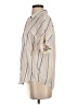Splendid Stripes Tan Short Sleeve Blouse Size S - photo 5