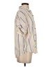 Splendid Stripes Tan Short Sleeve Blouse Size S - photo 4