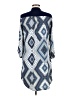 Perseption Concept Argyle Blue Casual Dress Size M - photo 2
