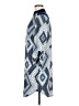 Perseption Concept Argyle Blue Casual Dress Size M - photo 5