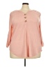 Como Vintage Pink 3/4 Sleeve Blouse Size 3X - photo 1