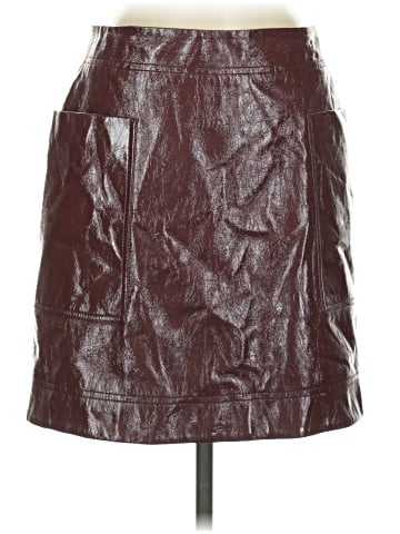 Maeve by Anthropologie Faux Leather Skirt (view 1)