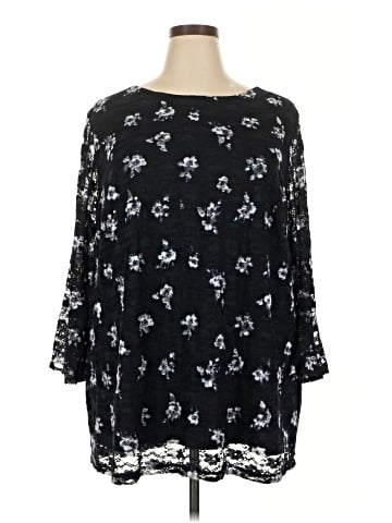 Croft & Barrow 3/4 Sleeve Blouse (view 1)