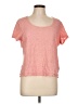 Jaclyn Smith Pink Short Sleeve Top Size L - photo 1