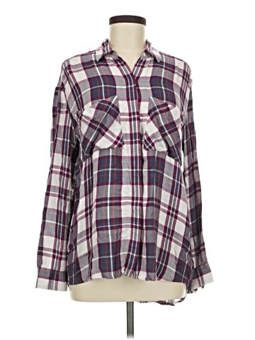 Express Long Sleeve Button-Down Shirt (view 1)