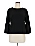 Topshop 100% Polyester Black 3/4 Sleeve Top Size 8 - photo 1