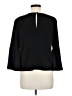 Topshop 100% Polyester Black 3/4 Sleeve Top Size 8 - photo 2