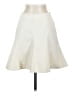 H&M 100% Polyester Chevron-herringbone Ivory Formal Skirt Size 4 - photo 1