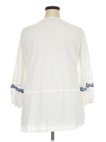 Lauren by Ralph Lauren 3/4 Sleeve Blouse (view 2)